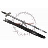 LATE MEDIEVAL GOTHIC KNIGHTLY SWORD CHIVALROUS CELTIC KNOT LONGSWORD STEEL BLADE
